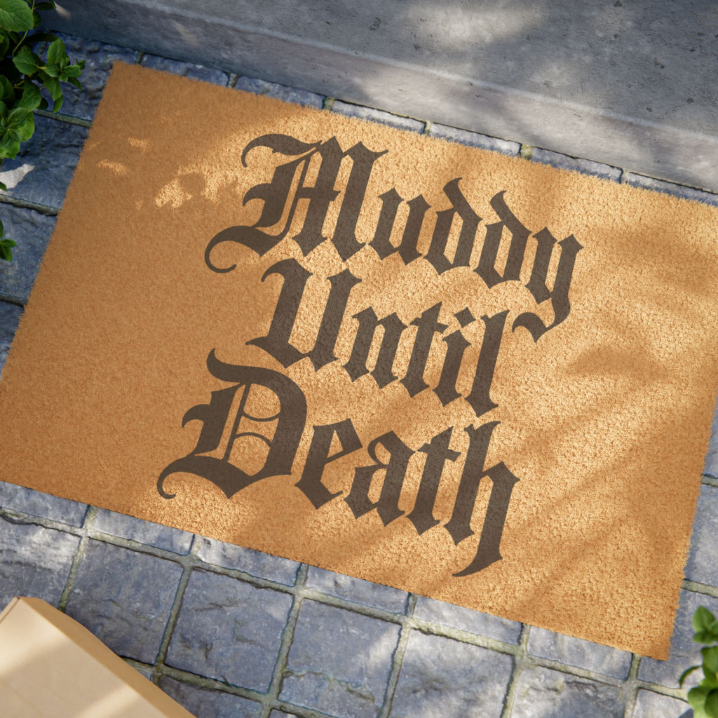 SLOGAN DOORMAT